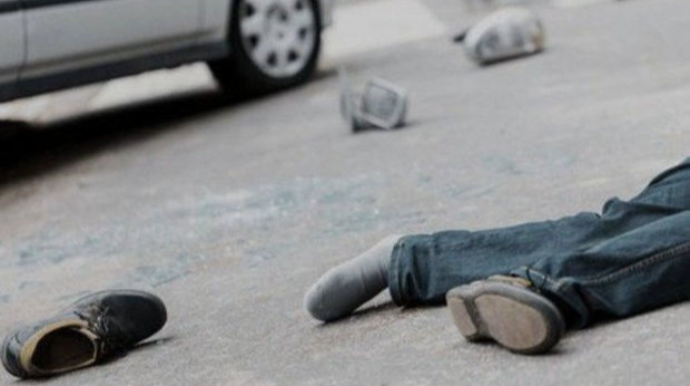 Bakıda piyadanı avtomobil vurub