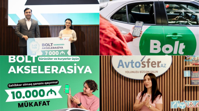 Xanım taksi sürücsü “Bolt”un müsabiqəsində qalib gəldi; 7 min manat udub öz işini qurdu - VİDEO 