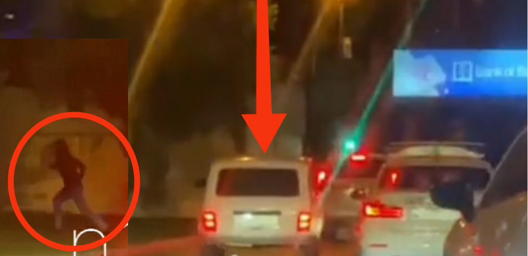 Yol polisinə tabe olmayan "Niva" sürücüsü maşından düşüb qaçdı - VİDEO