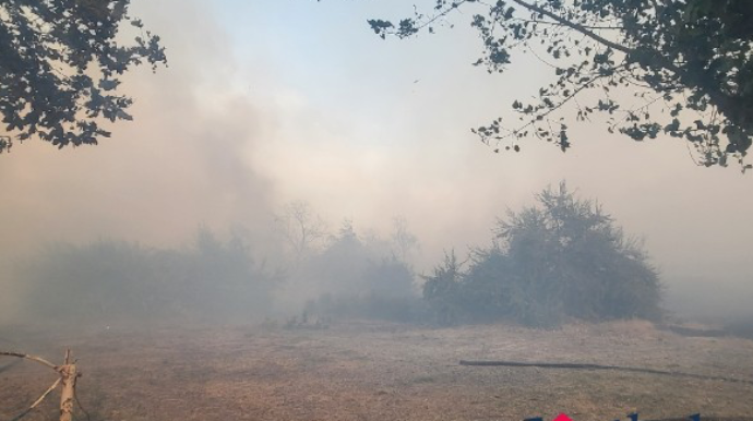 Xaçmazda yanğın oldu - FOTO - VİDEO