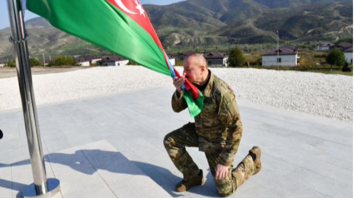 Prezident Xocalıda və Əsgəranda bayrağımızı ucaltdı - FOTO - YENİLƏNİB