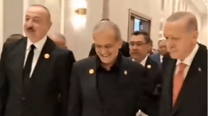 Liderlərin səmimi anları - VİDEO