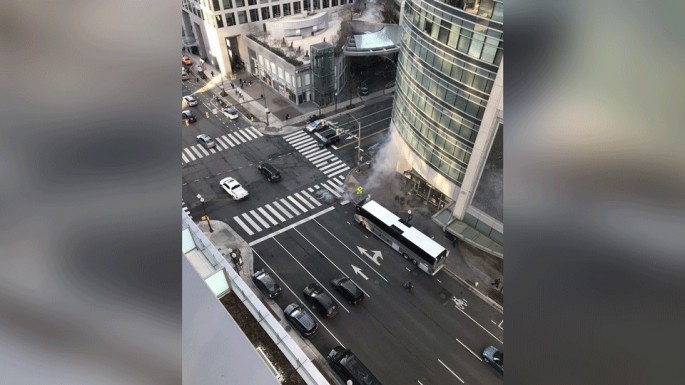 Metrostansiyanın transformatoru partlayıb - VİDEO