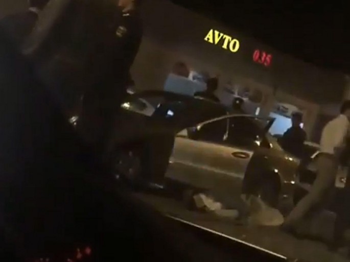 Bakıda sükan arxasında sürücünün ürəyi dayandı - VİDEO