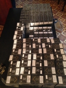 Avtomobillərdən külli miqdarda siqaret aşkar edilib - FOTO