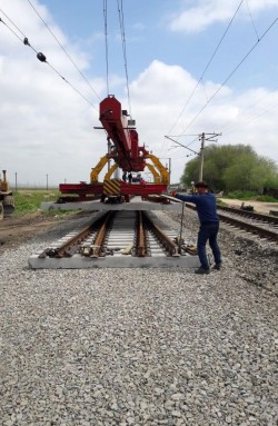 Muğan və Qarasu stansiyalarında yeni yoldəyişənlər quraşdırılır - FOTO