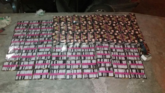 Nəqliyyat vasitəsindən pirotexniki vasitə aşkar olundu - 9 mindən artıq