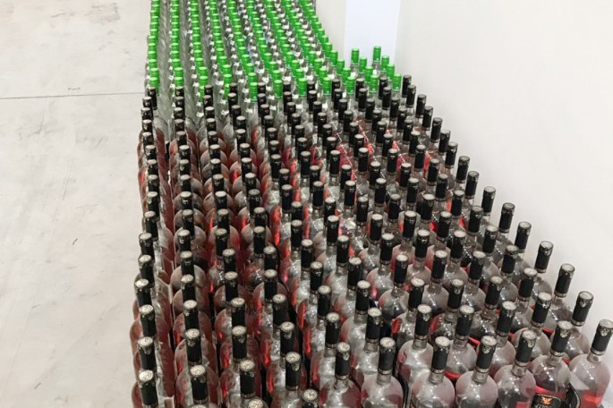 Yeraltı dayanacaqdan qanunsuz spirtli içkilər aşkarlanıb - FOTO + VİDEO