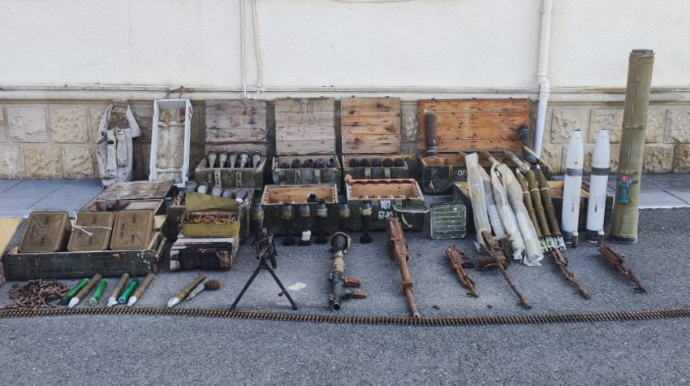 Füzulidə silah-sursat aşkarlanıb