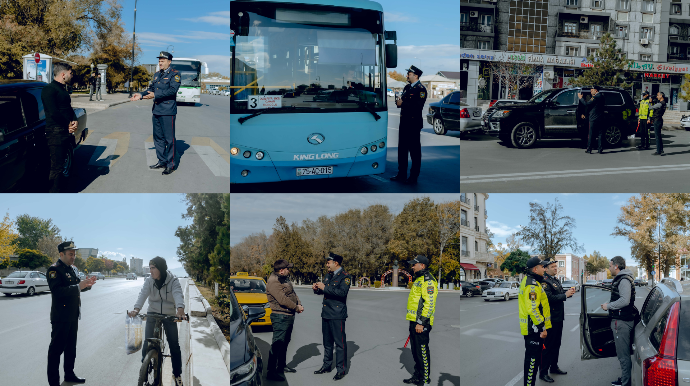 DYP-dən Naxçıvanda REYD:  vəsiqəsi olmayan, qayda pozan, maşının qabağını qaldıranlar...  - FOTO