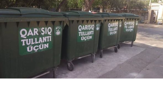 Bakıda həyətlərə əlavə tullantı konteynerləri qoyuldu  - FOTO