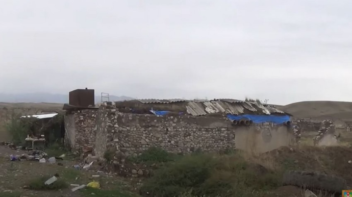 İşğaldan azad olunan Şəybəy kəndinin görüntüləri  - VİDEO