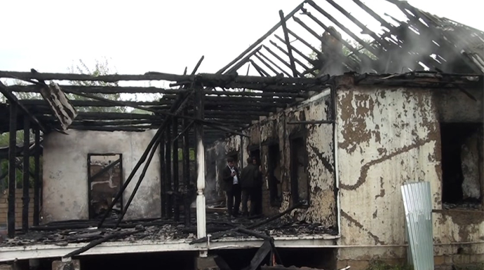 Kənddəki evində yanaraq öldü - Rusiyadan təzə qayıtmışdı - VİDEO