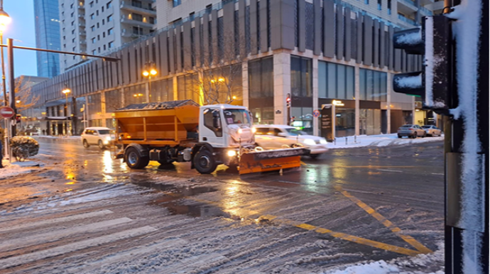 Bakı qardan təmizlənir - FOTO   - VİDEO