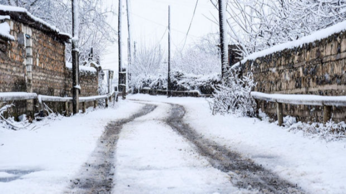 Azərbaycanın rayonlarına qar yağdı - FAKTİKİ HAVA 