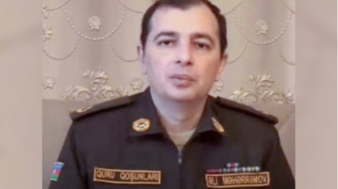 Ordumuzun zabiti vəfat etdi - FOTO