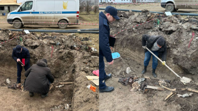 Xocalıda aşkar edilmiş kütləvi məzarlıqdan daha bir azyaşlının qalıqları çıxarılıb  - FOTO