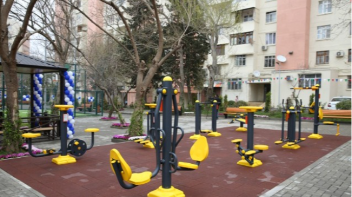 Xətaidə yeni həyət istifadəyə verildi   - FOTOLAR