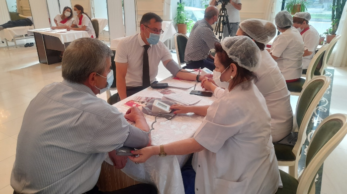 İsmayıllıda növbəti qanvermə aksiyası keçirilib