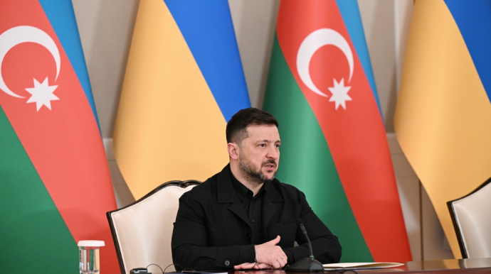 Zelenski İlham Əliyevə təşəkkür etdi 