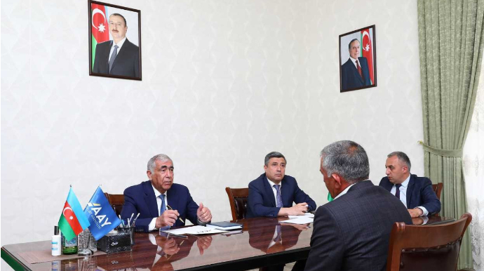 AAYDA rəhbərliyi Naftalan şəhərində vətəndaşları qəbul edib - FOTO - VİDEO 