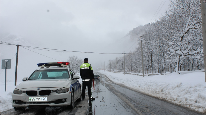 Qara görə polis gücləndirilmiş rejimdə xidməti davam etdirir - FOTO