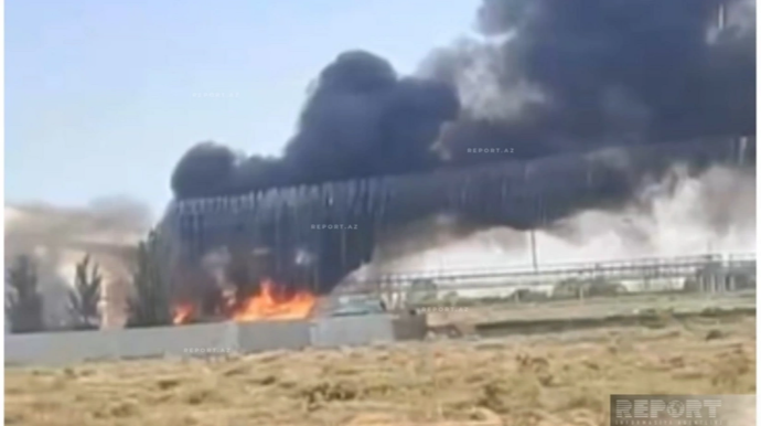Sumqayıtda zavodda yanğın oldu - FOTO - VİDEO - YENİLƏNİB