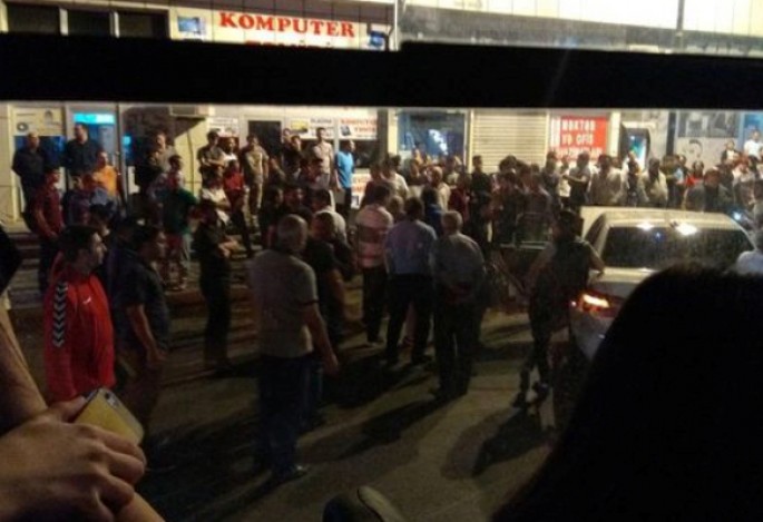 Bakıda yol qəzası kütləvi davaya səbəb oldu - FOTO