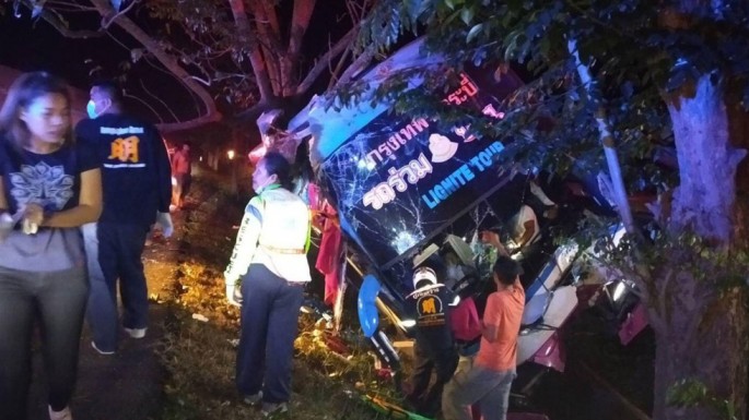 Şəhərlərarası avtobus aşdı: 4-ü ağır, 14 yaralı - FOTO