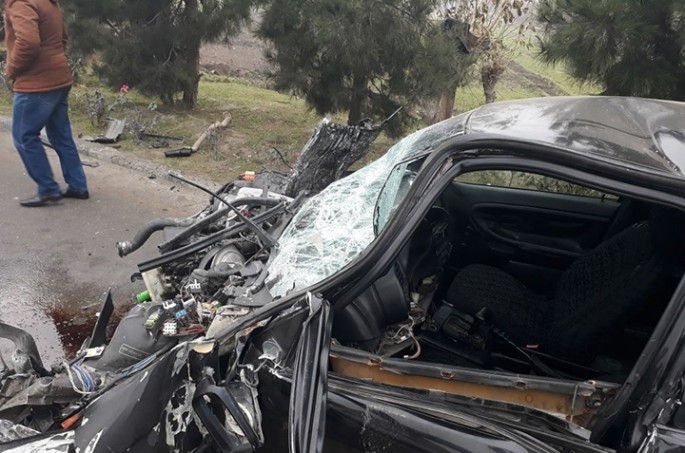 Siyəzəndə ağır qəza: 2 yaralı