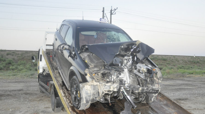 Şirvanda yol qəzasında ağır xəsarət alan sürücü ölüb   - FOTO