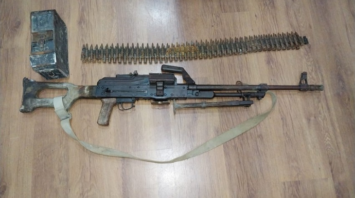 Tərtərdə 1 ədəd pulemyot və 89 ədəd patron aşkalanıb