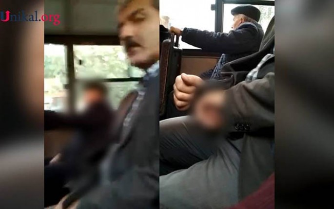 Bakıda avtobusda seksual manyakdan biabırçı hərəkət - VİDEO (+18)