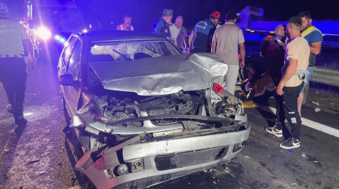 Türkiyədə zəncirvari qəzada 14 nəfər yaralanıb 