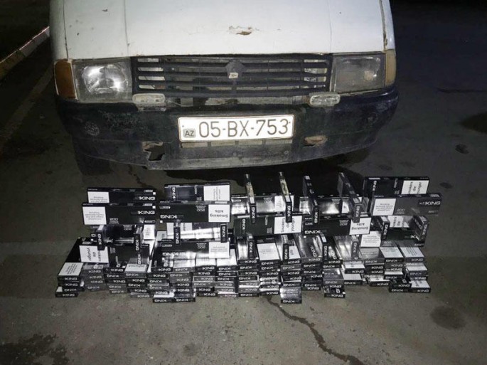 "QAZ 32213"dan qanunsuz siqaretlər aşkarlanıb - FOTO