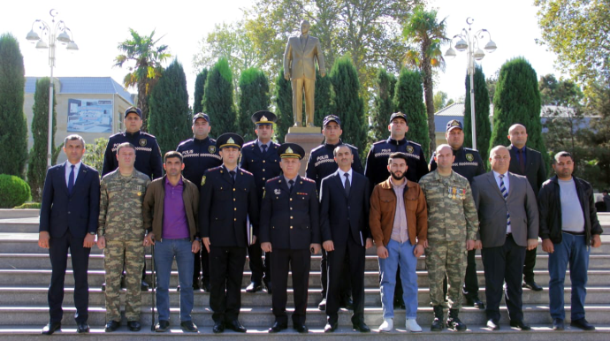 Polis Tərtərdə 300 şagirdin iştirakı ilə görüş keçirib  - FOTO