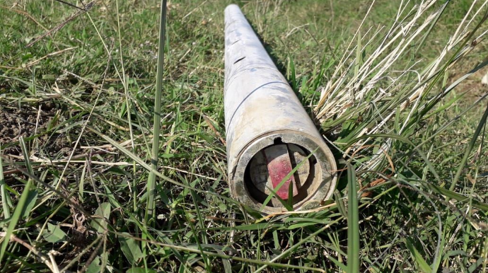 Goranboya “Smerç”dən atılmış kasset raketin hissələri aşkarlanıb   - FOTO