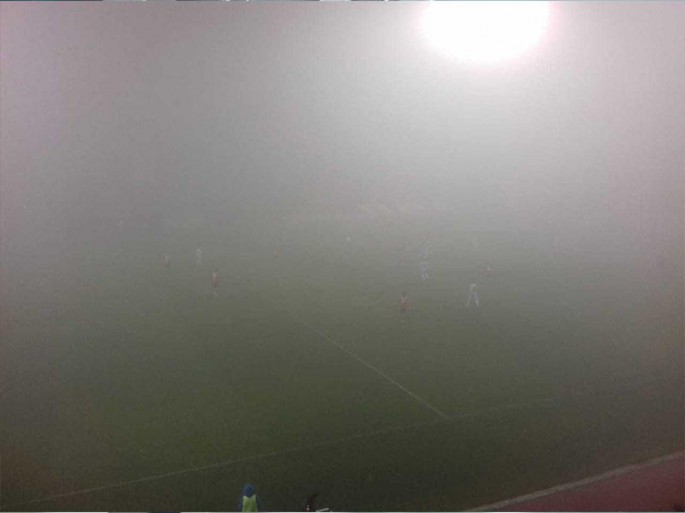 "Qəbələ" - "Zirə" oyunu qatı duman səbəbindən dayandırıldı