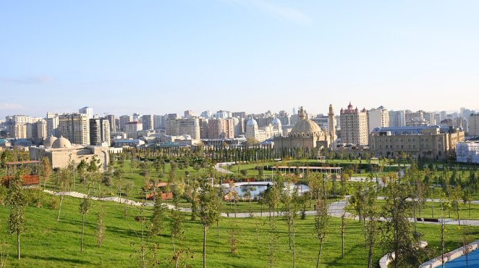 Mərkəzi Parkın yeni açılan hissəsi - FOTO 