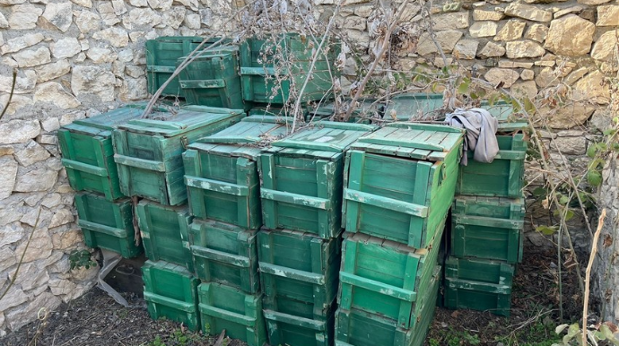 Cəbrayılda dağıdılmış evlərdə xeyli sayda mina aşkarlanıb  - FOTO - VİDEO