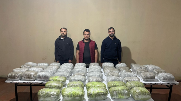 İrandan Azərbaycana narkotik keçirmək istədilər   - FOTO