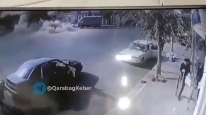 Bərdəyə xain hücumunun yeni görüntüləri yayıldı - ANBAAN VİDEO 