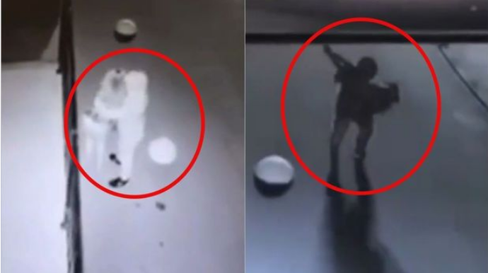 Yoldan keçən qadını yarımcan olana qədər döydü - VİDEO