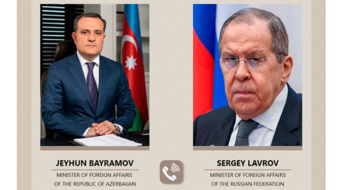 Состоялся телефонный разговор Джейхуна Байрамова и Сергея Лаврова