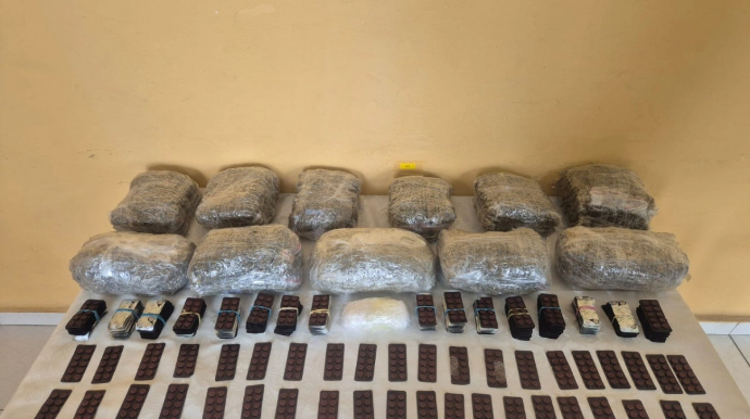 Avqustda sərhəddə 4,5 milyon manatlıq qaçaqmal tutuldu