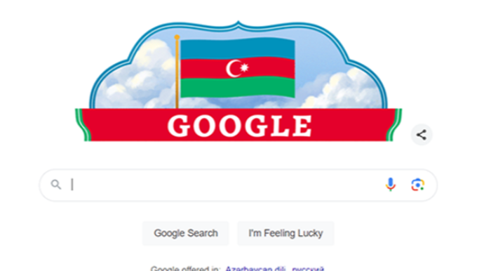 “Google” Azərbaycanı təbrik etdi 