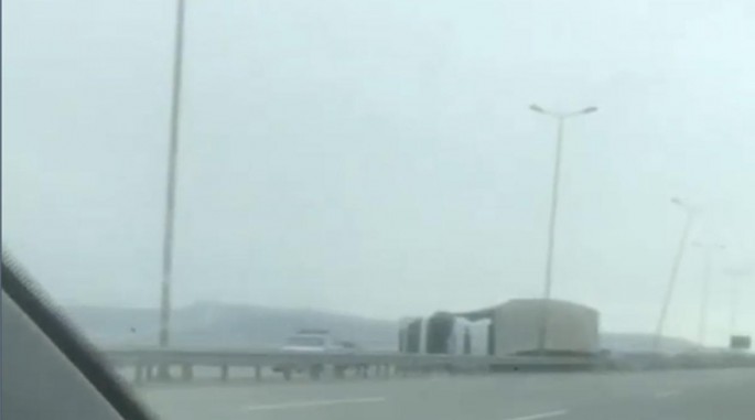Ələt-Astara yolunda daha bir TIR aşdı - VİDEO