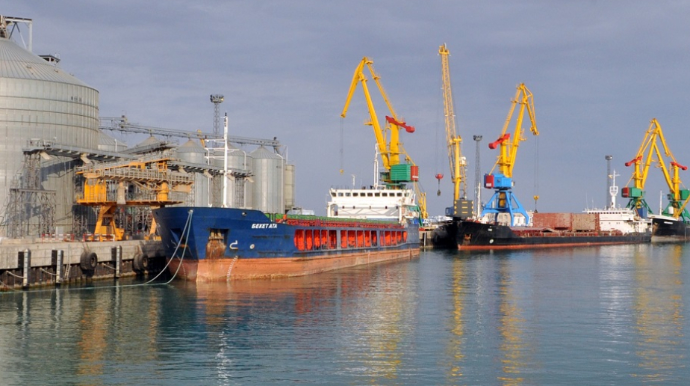 Aktau limanından keçən yük axını rekord səviyyədə artıb 