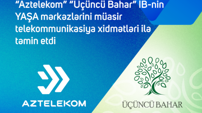 “Aztelekom” bu mərkəzləri müasir telekommunikasiya xidmətləri ilə təmin edib 