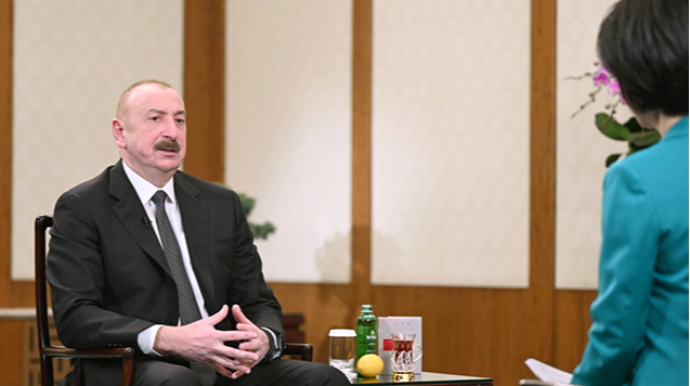 Prezidentin Çin telekanalına müsahibəsinin tam mətni 